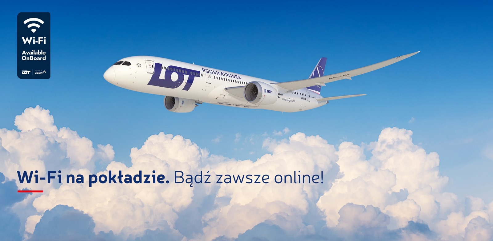 Internet w samolotach LOT. Wi-Fi pojawiło się w pierwszym Dreamlinerze